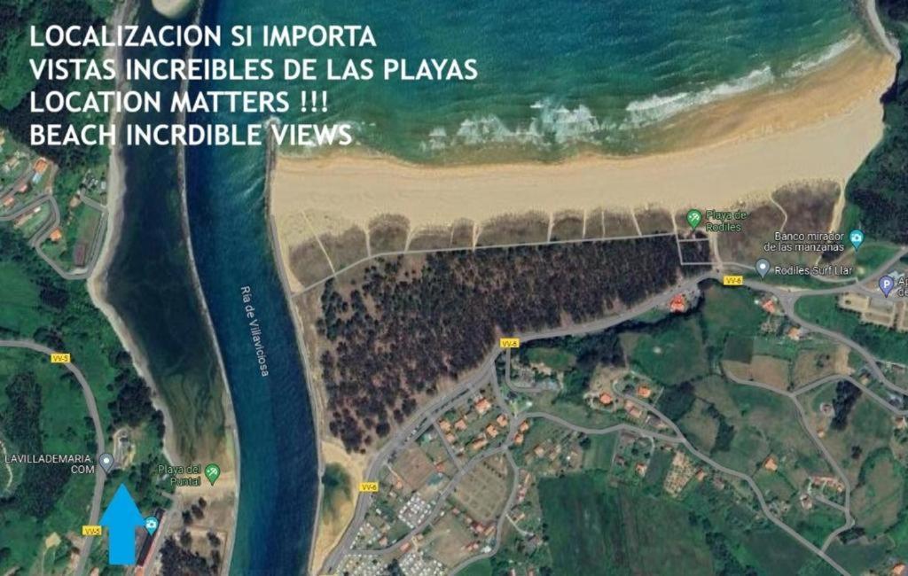 La Villademaria 2 Bloque Apartamento Playa Beach Puntal Вилавичоза Екстериор снимка