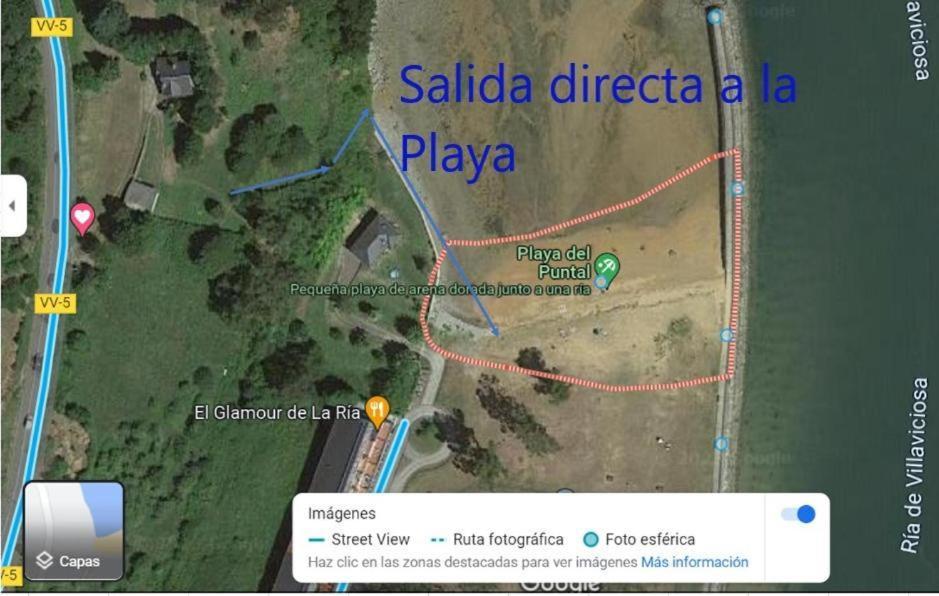 La Villademaria 2 Bloque Apartamento Playa Beach Puntal Вилавичоза Екстериор снимка
